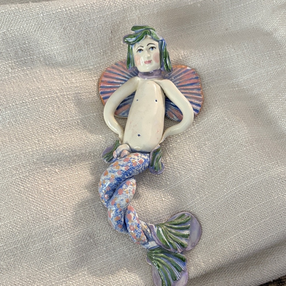 Handcrafted Mermaid Ceramic Wall Art